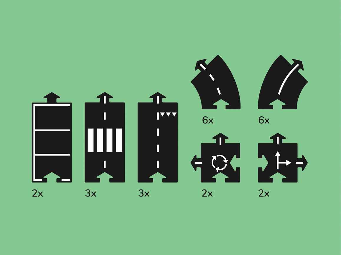 Large Flexible Toy Road Set - Highway