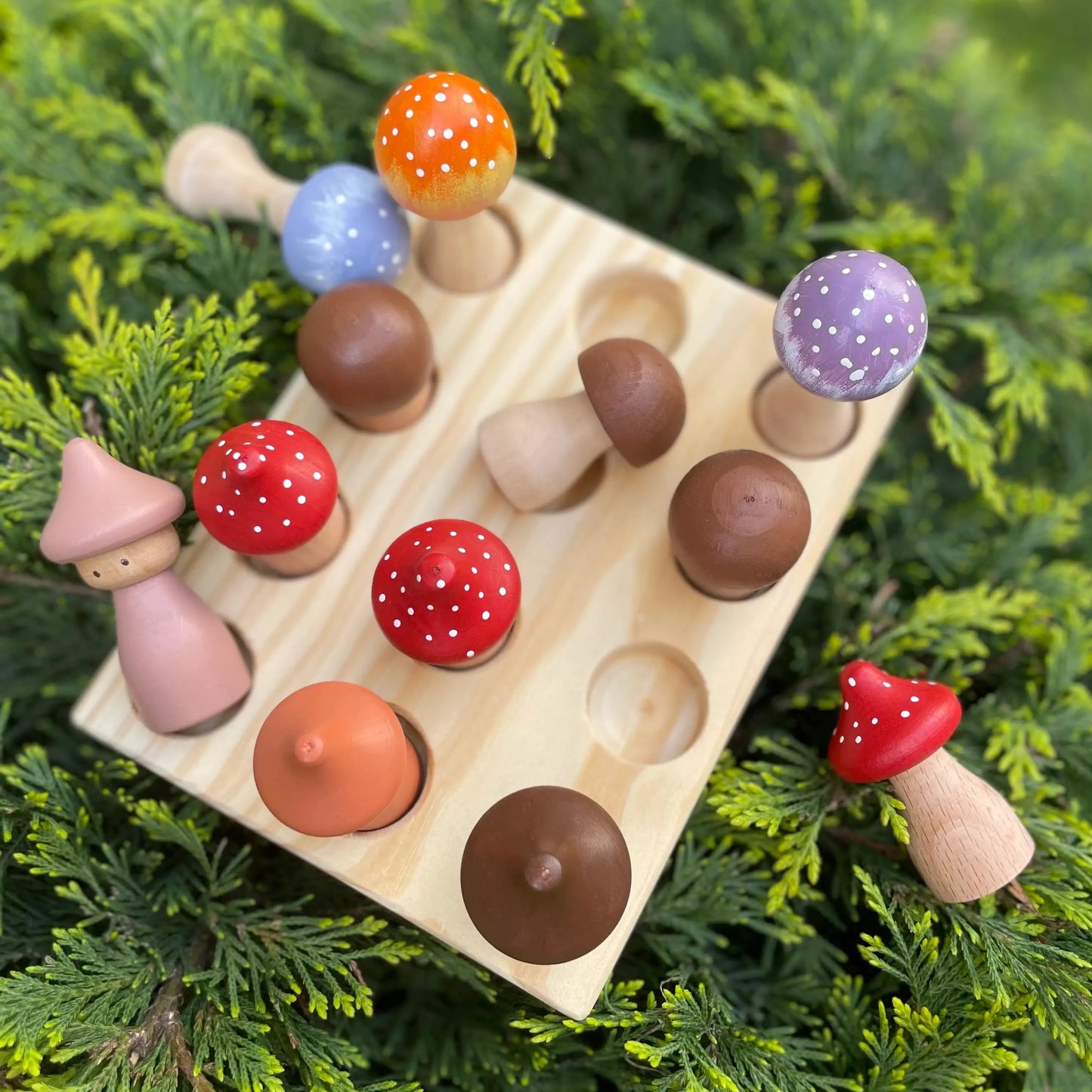 Gnomes and Mushrooms Nesting Set
