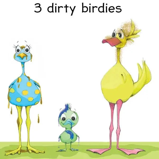 Dirty Birdies Board Book