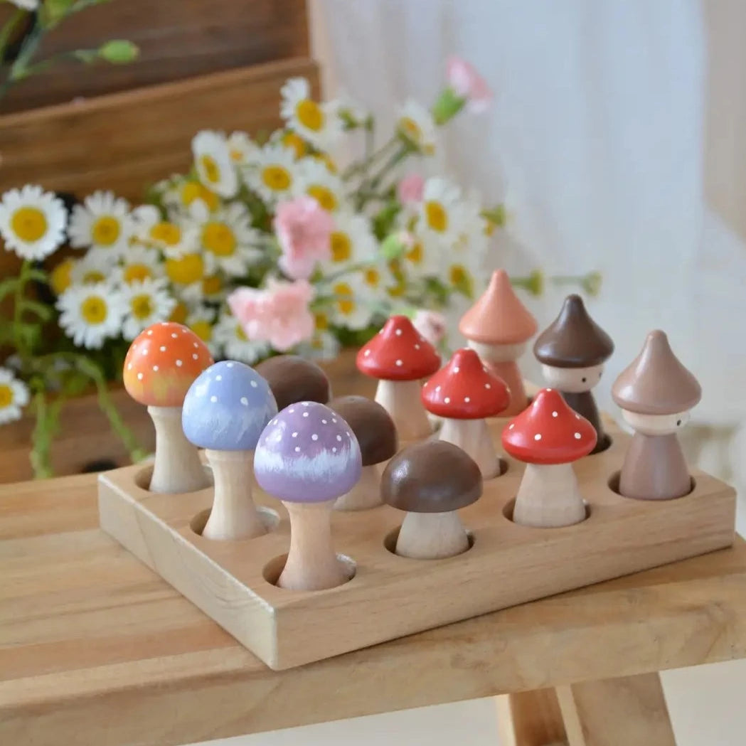 Gnomes and Mushrooms Nesting Set