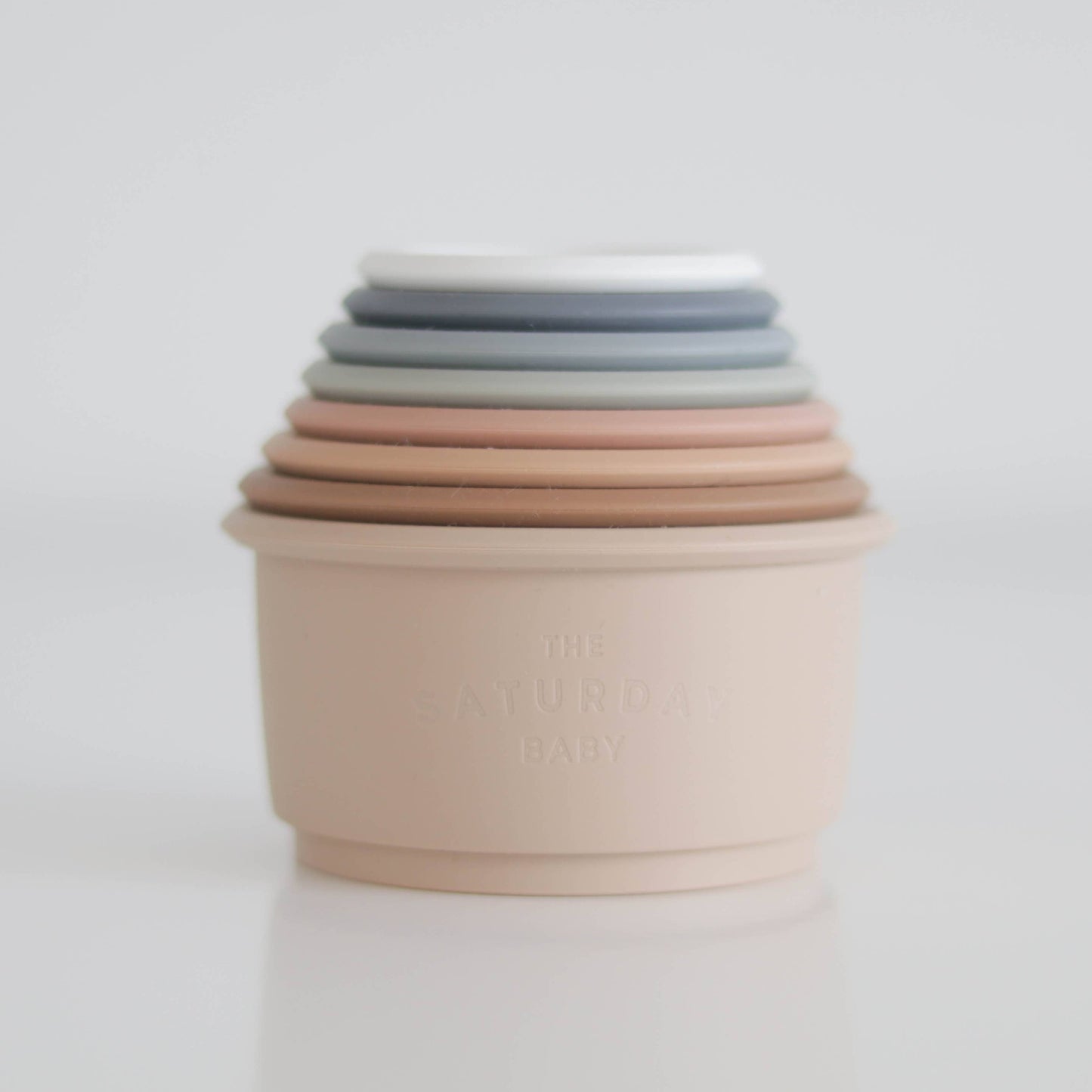 The Saturday Baby Silicone Stacking Cups