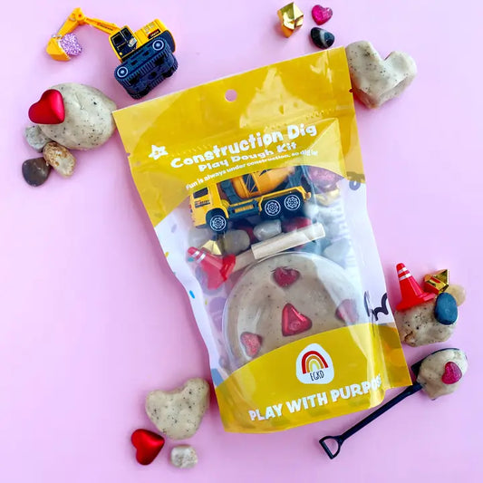 Valentines "I Dig You" Construction Kiddough Play Kit