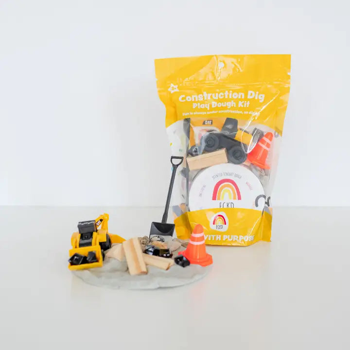 Construction Sensory Play Dough Kit