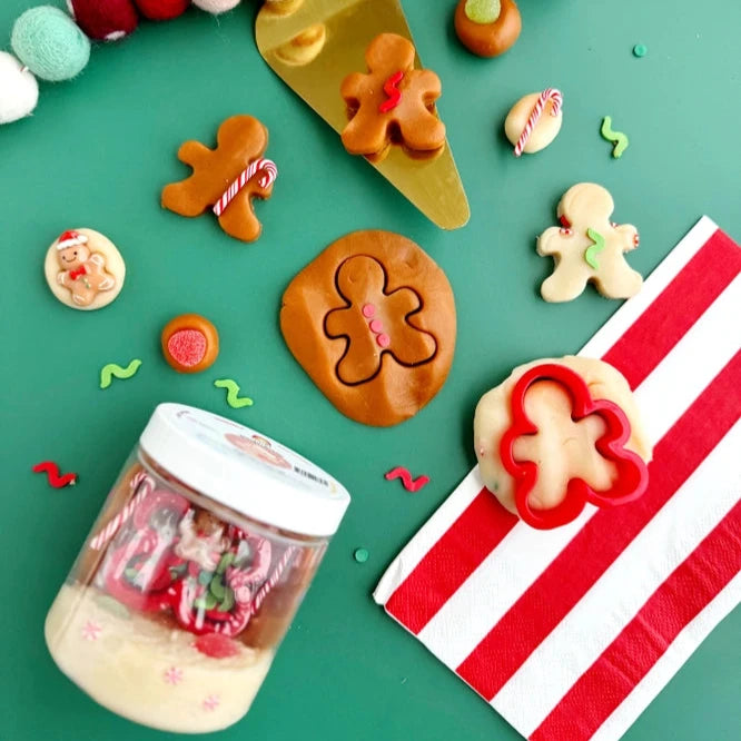 Gingerbread Mini Dough-To-Go Sensory Jar