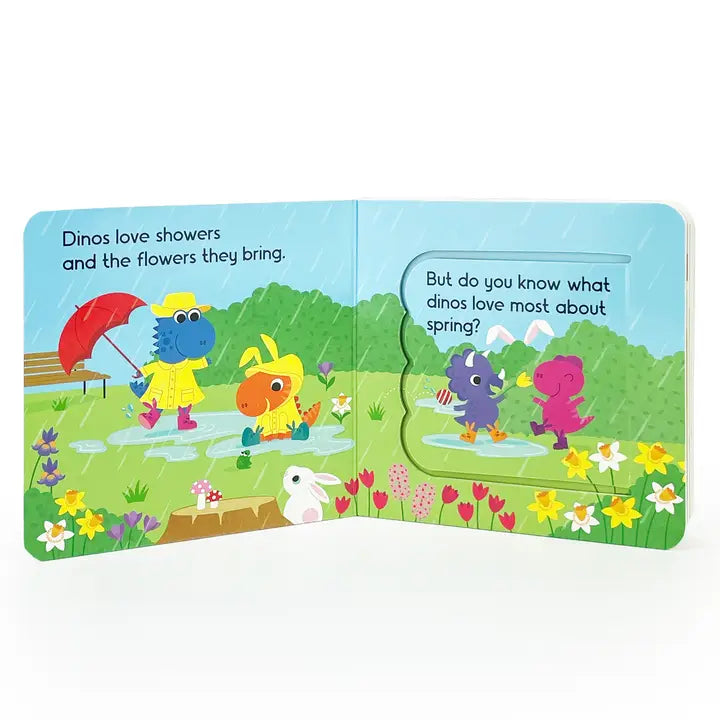 Dinos Love Jelly Bean Easter Lift-A-Flap Book