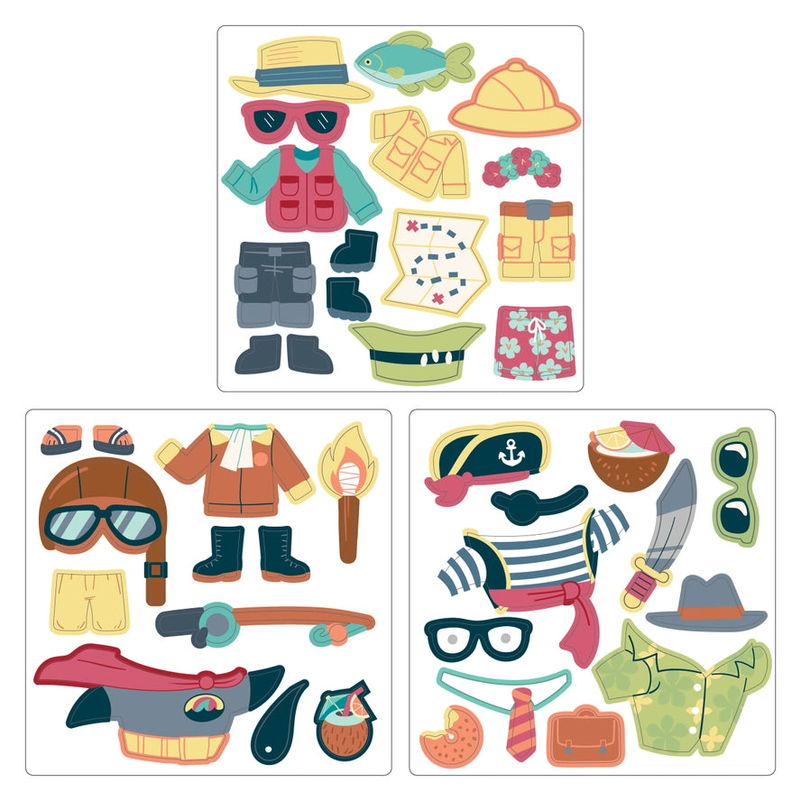 Magnetic Dress-Up Travel Tins