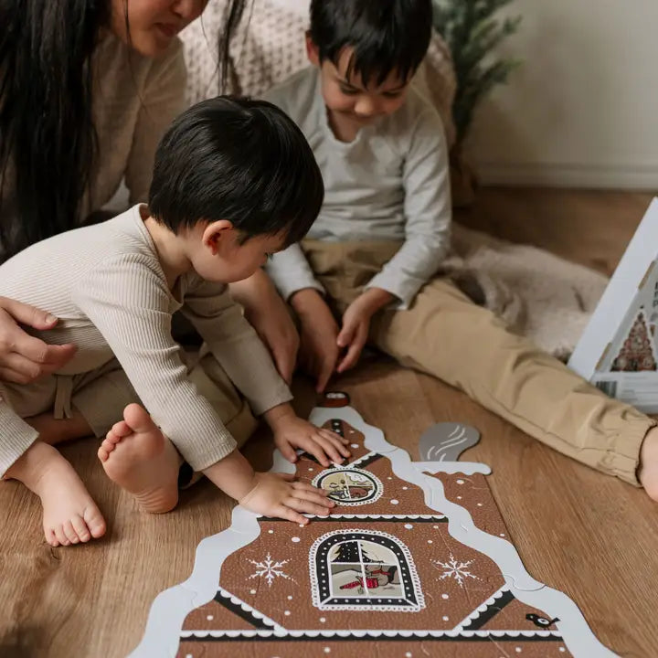 Gingerbread House Holiday Puzzle