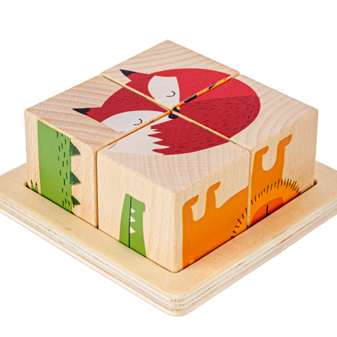 Wooden Animal Block Puzzle