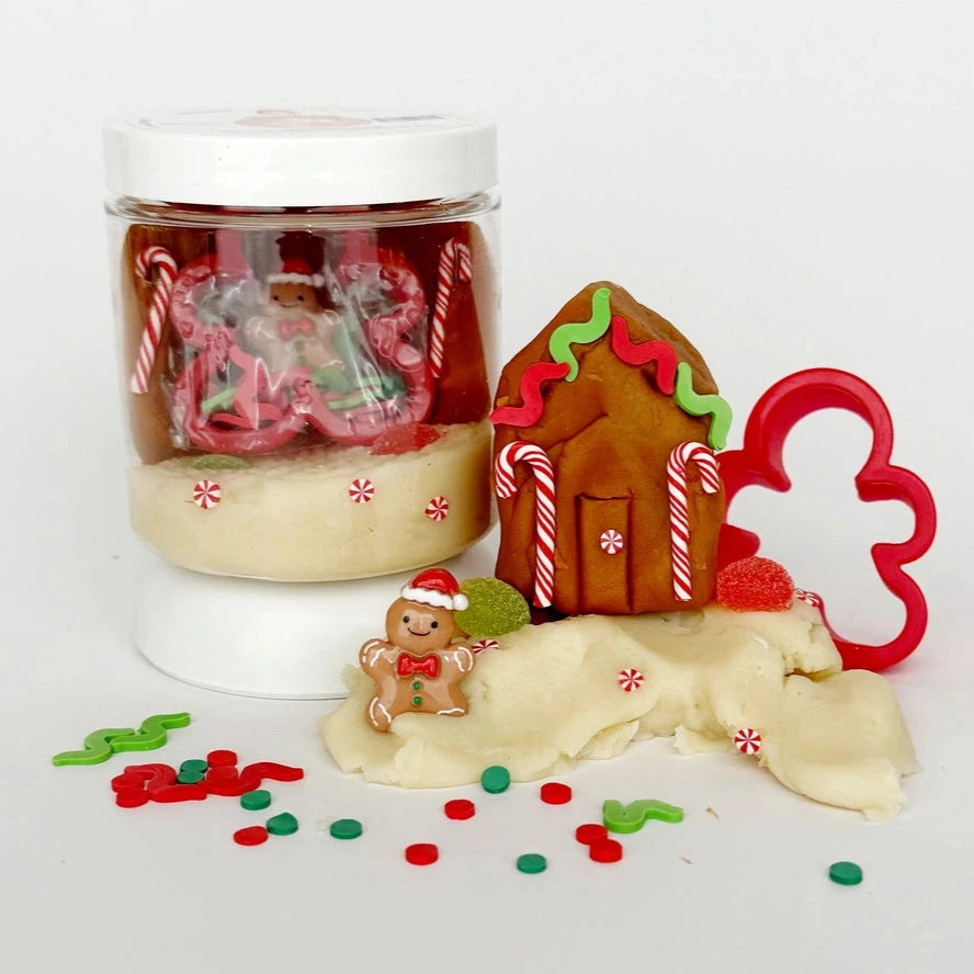 Gingerbread Mini Dough-To-Go Sensory Jar