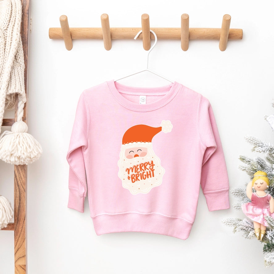 Merry & Bright Santa Christmas Sweatshirts