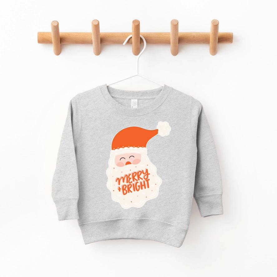 Merry & Bright Santa Christmas Sweatshirts