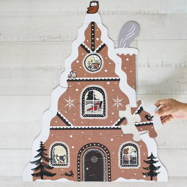 Gingerbread House Holiday Puzzle