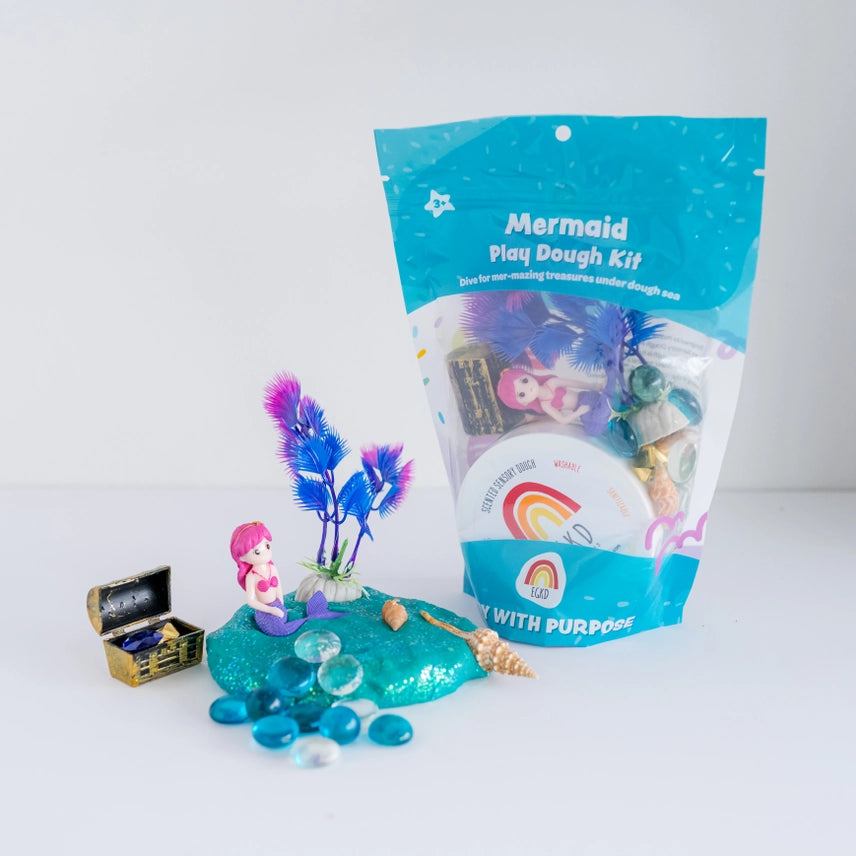 Mermaid Sensory Play Dough Kit