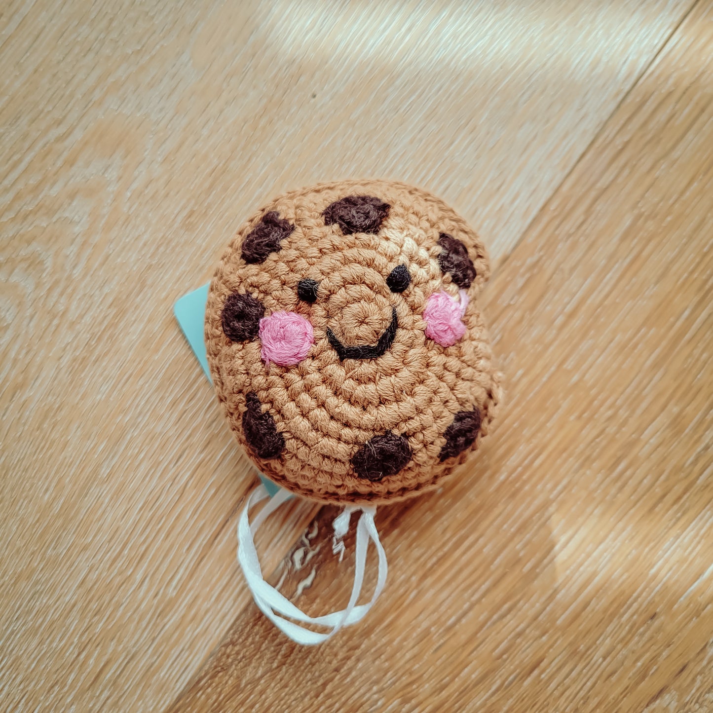 Friendly Chocolate Chip Cookie Rattle