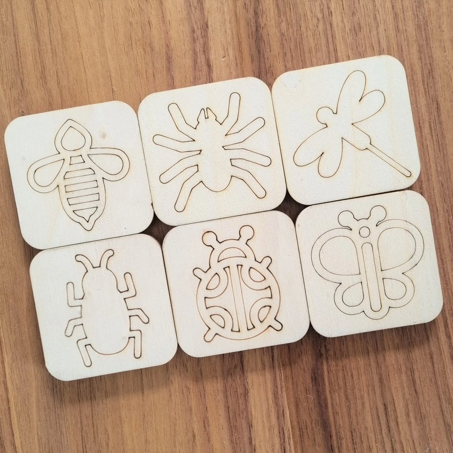 Wooden Insect Stampers