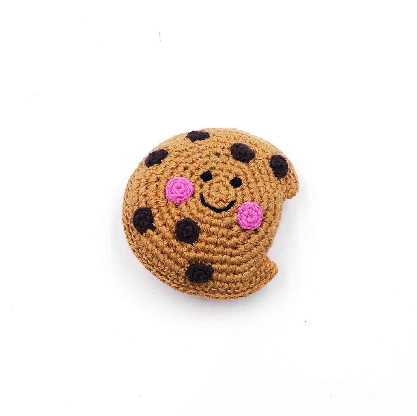 Friendly Chocolate Chip Cookie Rattle