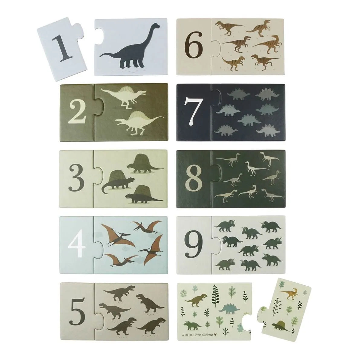Dinosaurs Counting Puzzle